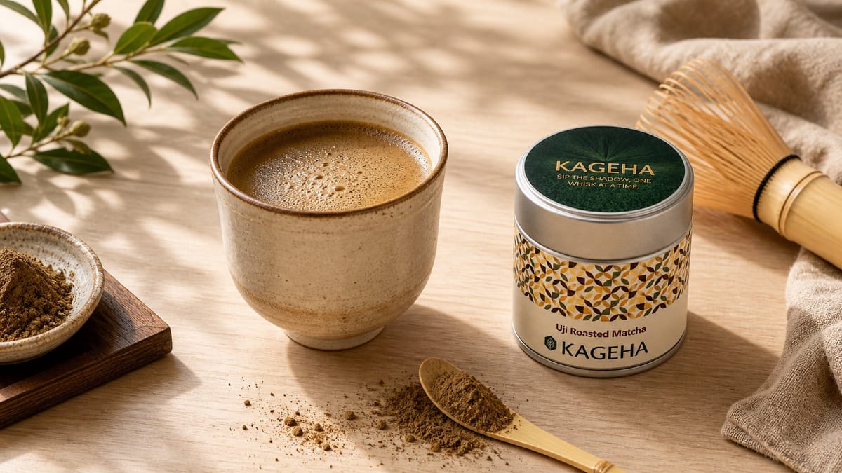Uji Roasted Matcha — 30g tin studio hero